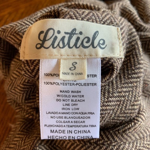 Super cute reversible vest, size S - Picture 8 of 8